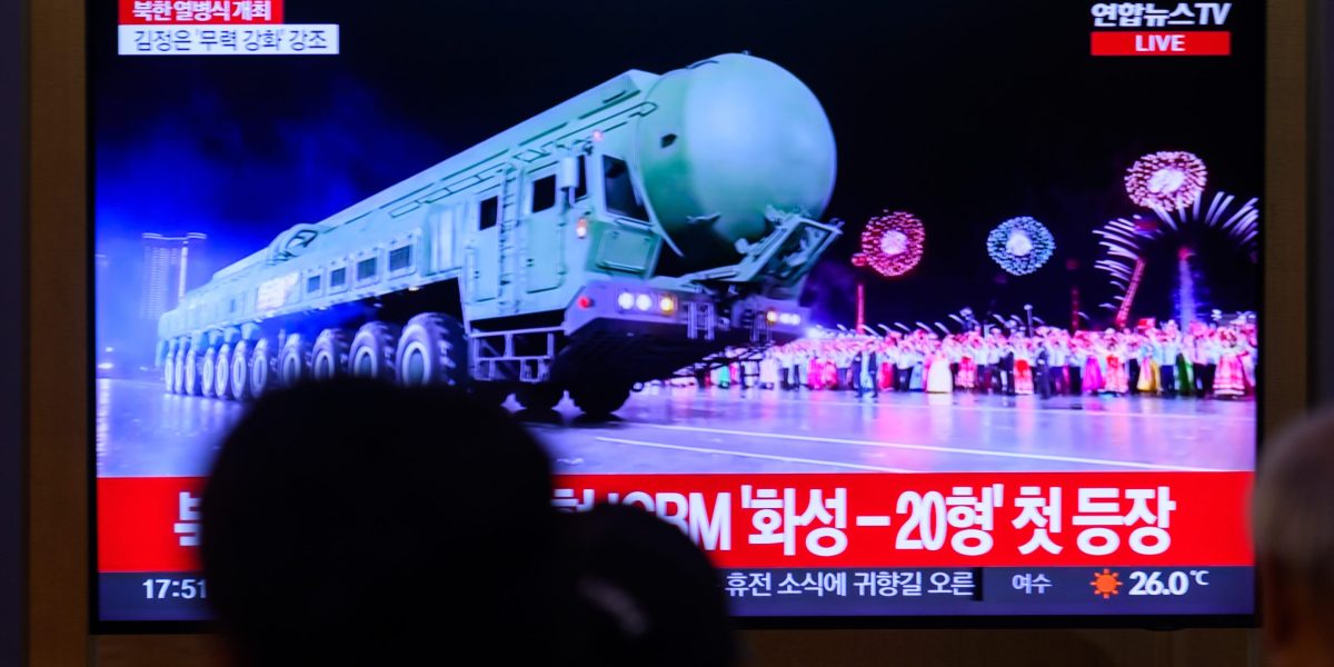 North Korea unveils new intercontinental ballistic missile that may be tested in coming weeks